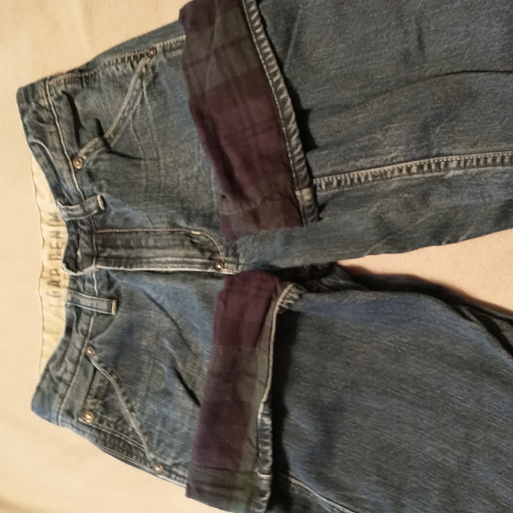 Gap Flannel Lined Carpenter Jeans